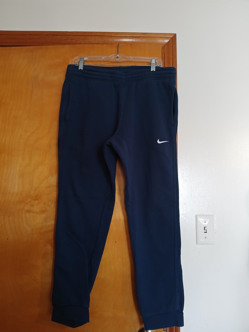 Nike Kids Navy Blue Swoosh Jogger Sweatpants